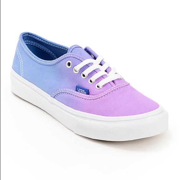 vans purple and blue
